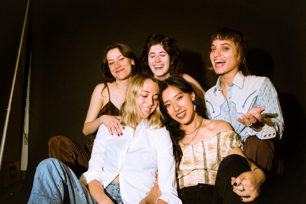 Sedona, band seated for portrait, photographed by Katherine Bonnie