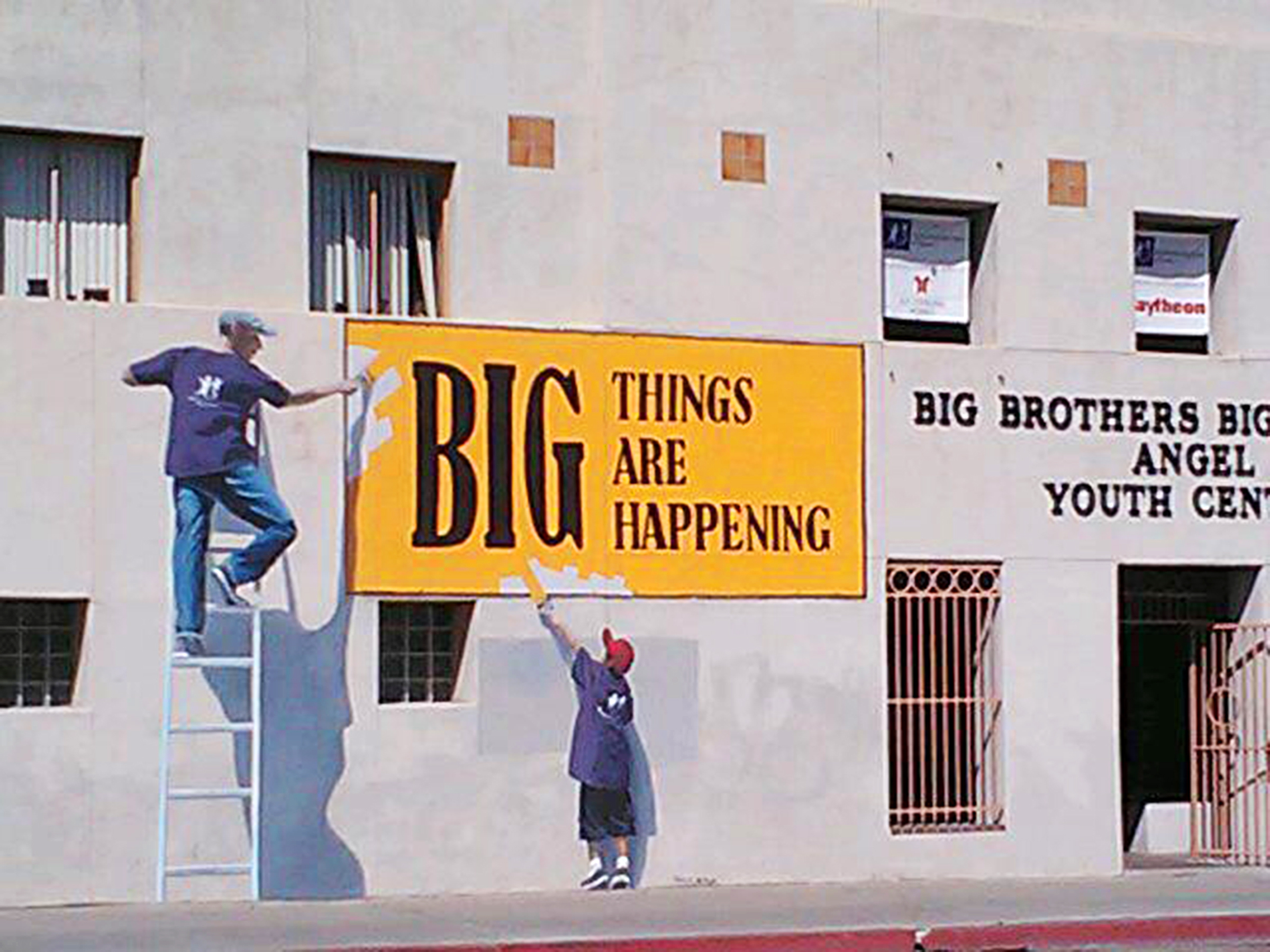 Allison Miller's mural at Big Brothers Big Sisters in Tucson