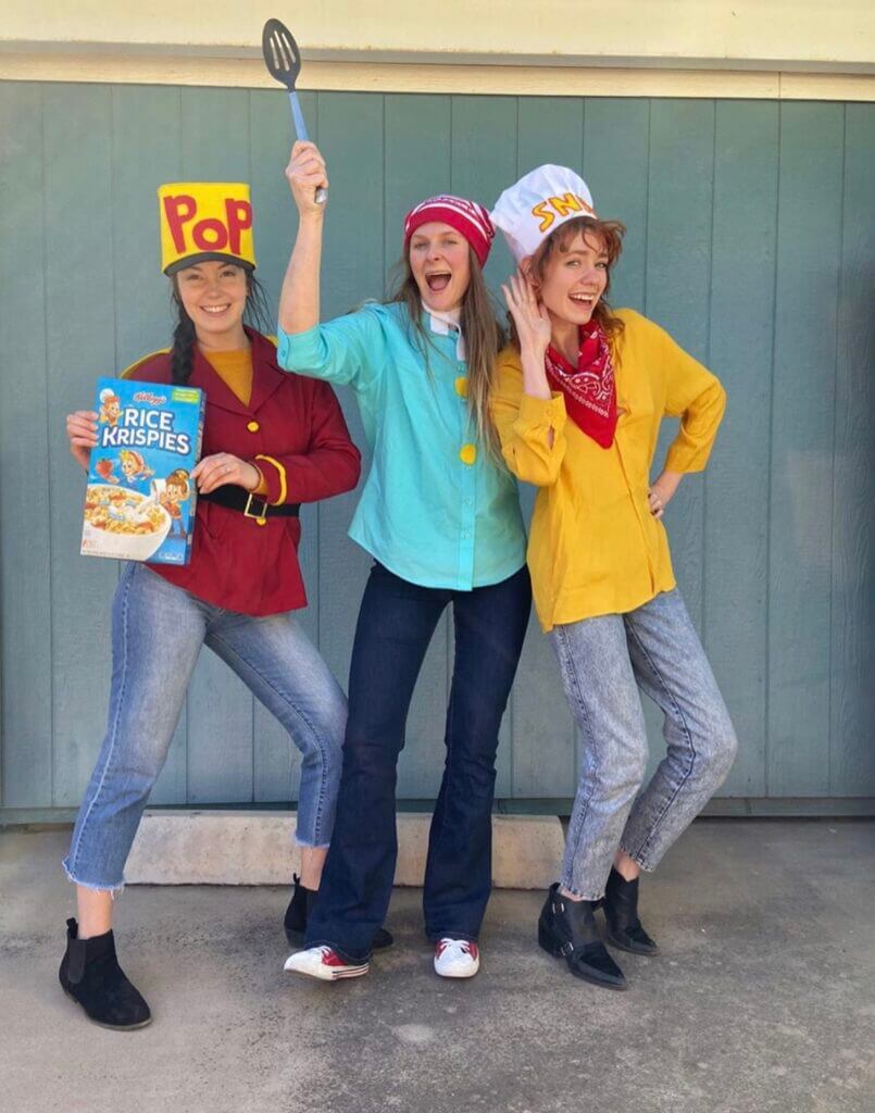 Snap Crackle and Pop Rice Krispies Elves costumes, costumes for Halloween 2020