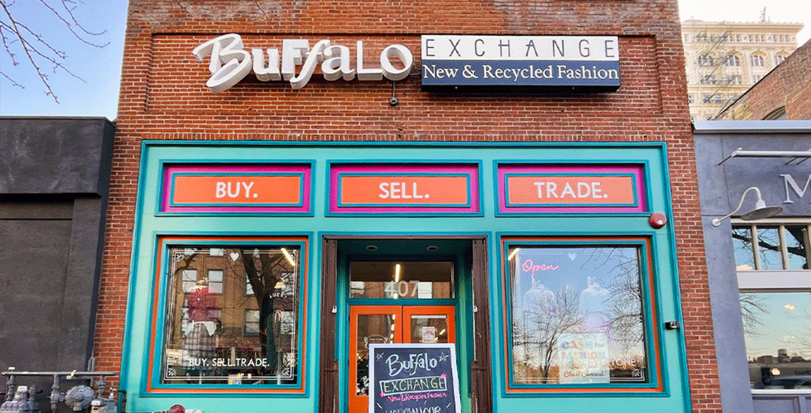 Exterior of Buffalo Exchange Spokane