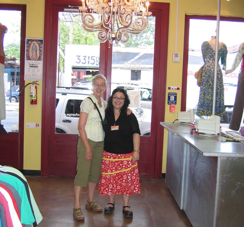 Denise and Kerstin Block in New Orleans Store