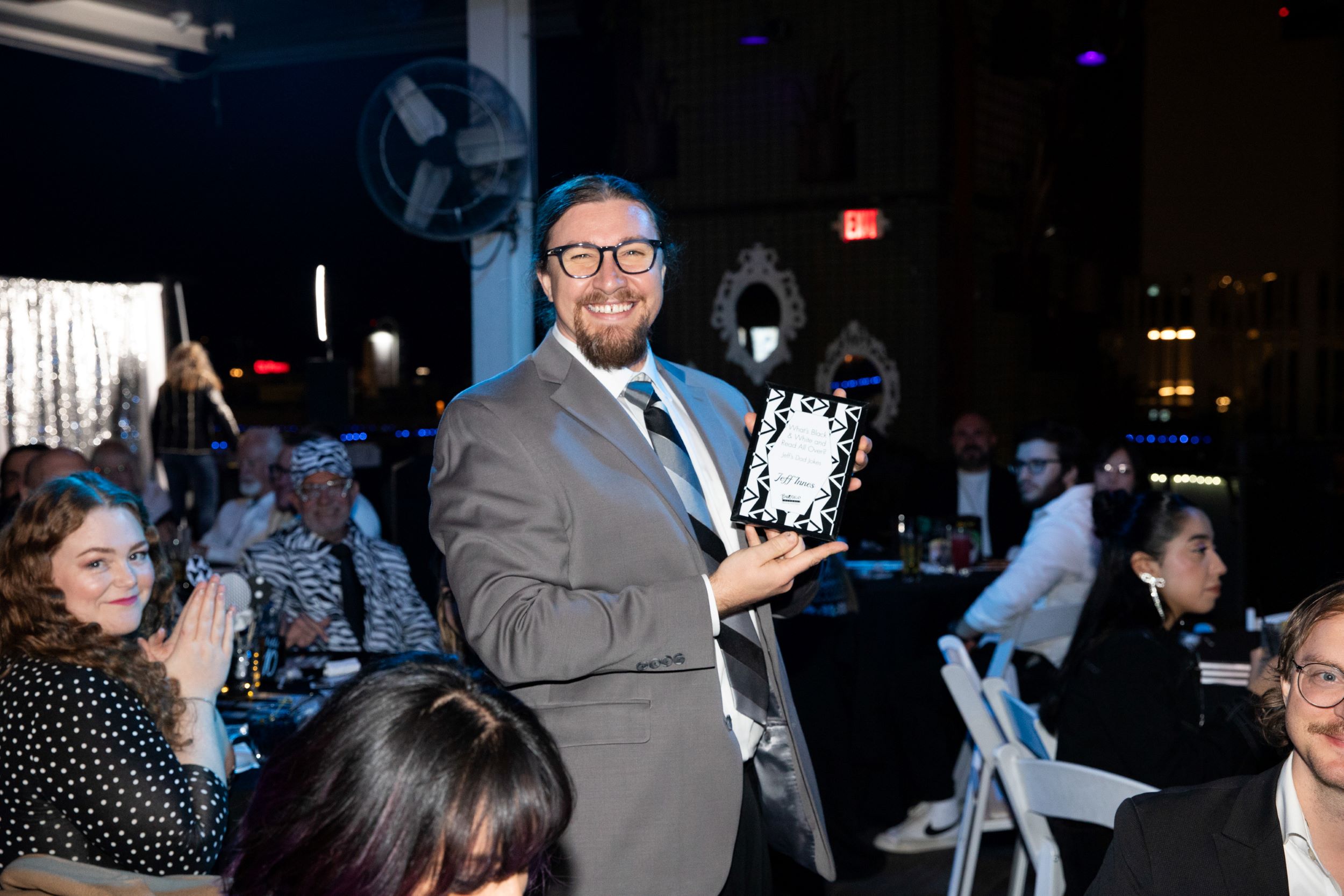 Jeff Innes at the Buffalo Exchange Awards Dinner