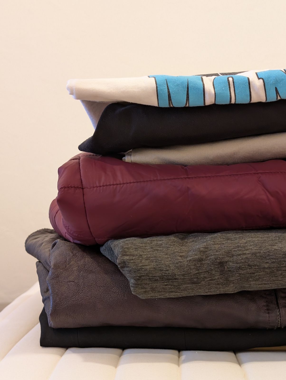 Profile photo of clothes in a stack