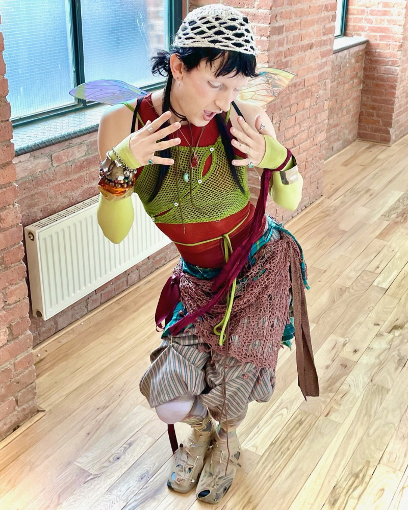 12 Buffalo Employee wearing assorted fabrics and fairy wings