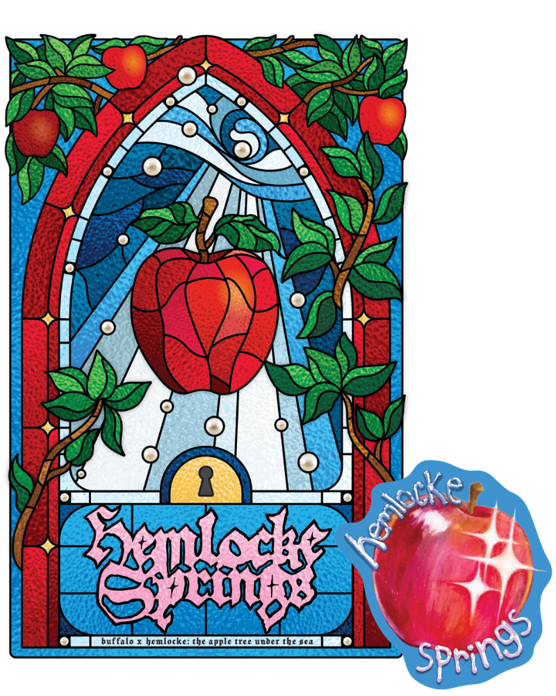 hemlocke springs the apple tree under the sea x buffalo exchange poster