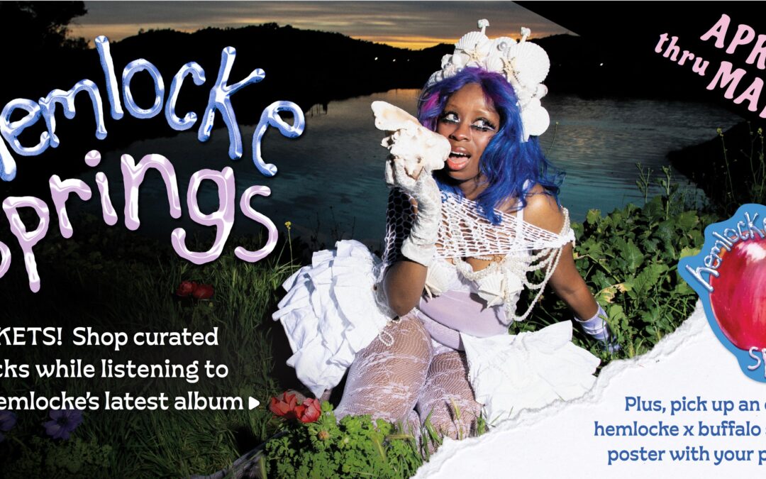 Buffalo Exchange x hemlocke springs  the apple tree under the sea Pop Up Shop!